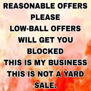 Make reasonable offers only, please! @REDVELVETREBEL
